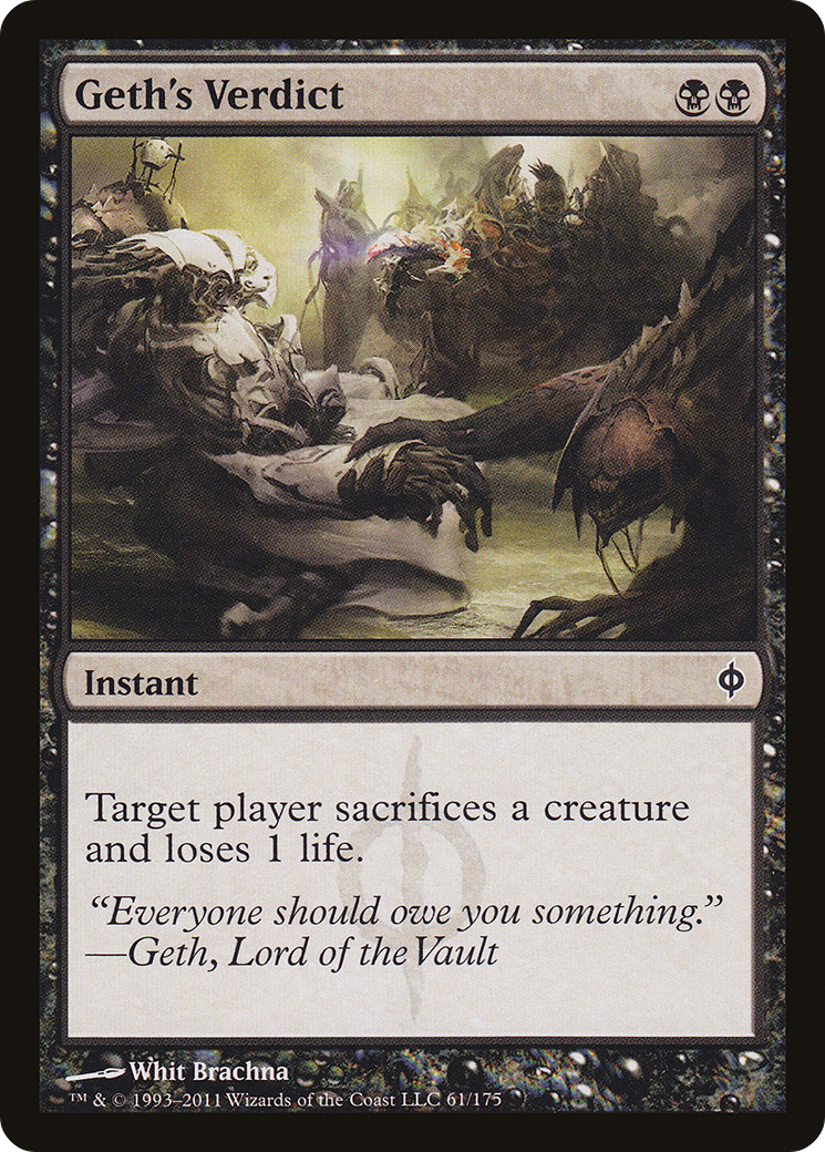 Geth's Verdict [New Phyrexia]-1