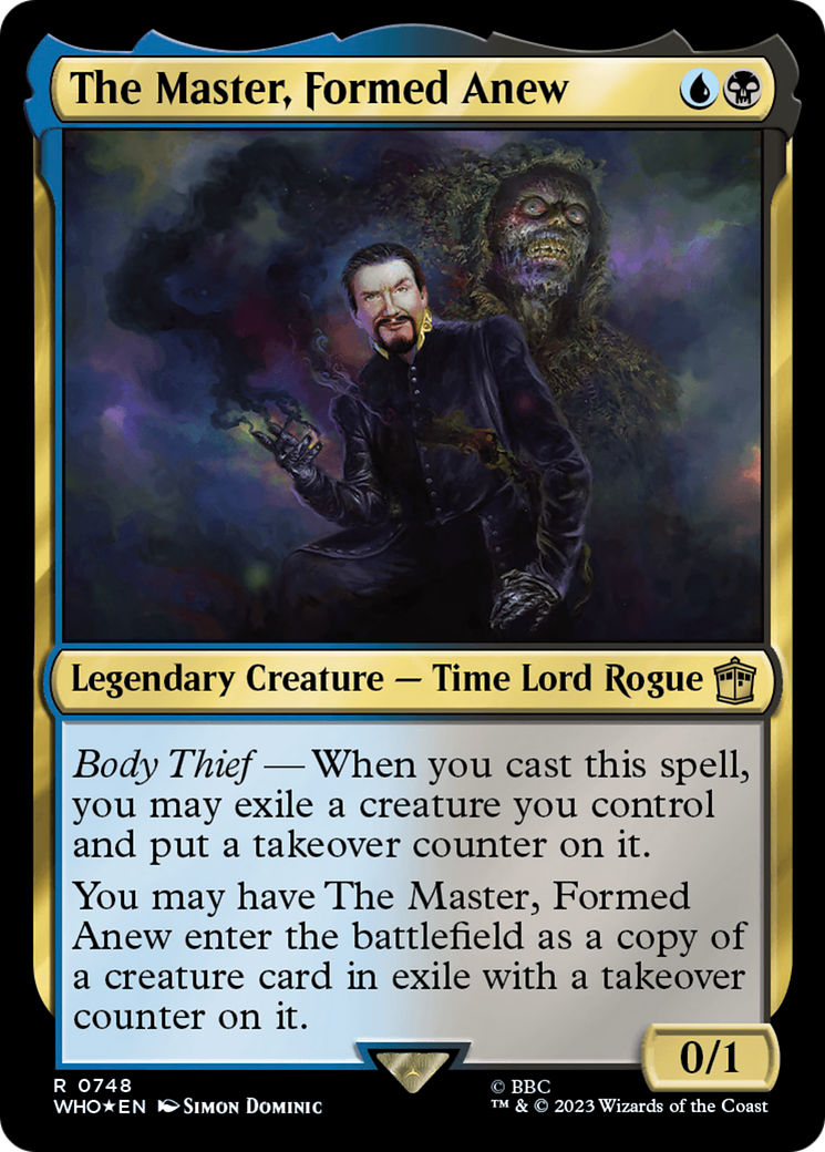 The Master, Formed Anew (Surge Foil) [Doctor Who]-1