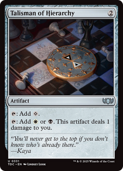 Talisman of Hierarchy [Tarkir: Dragonstorm Commander]-1