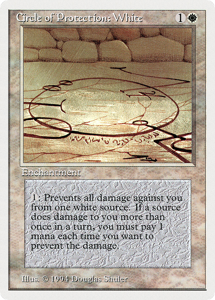 Circle of Protection: White [Summer Magic / Edgar]-1