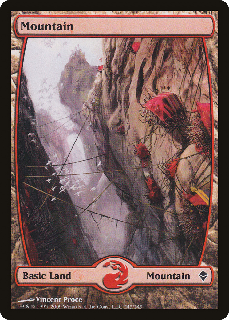 Mountain (245) [Zendikar]-1