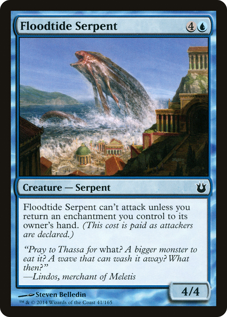 Floodtide Serpent [Born of the Gods]-1