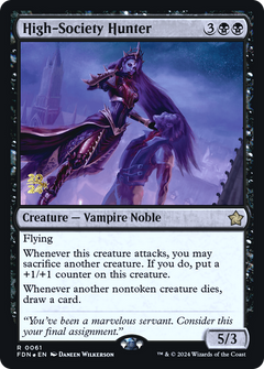 High-Society Hunter [Foundations Prerelease Promos]-1