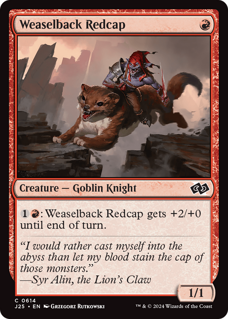 Weaselback Redcap (J25-614) - Foundations Jumpstart-1