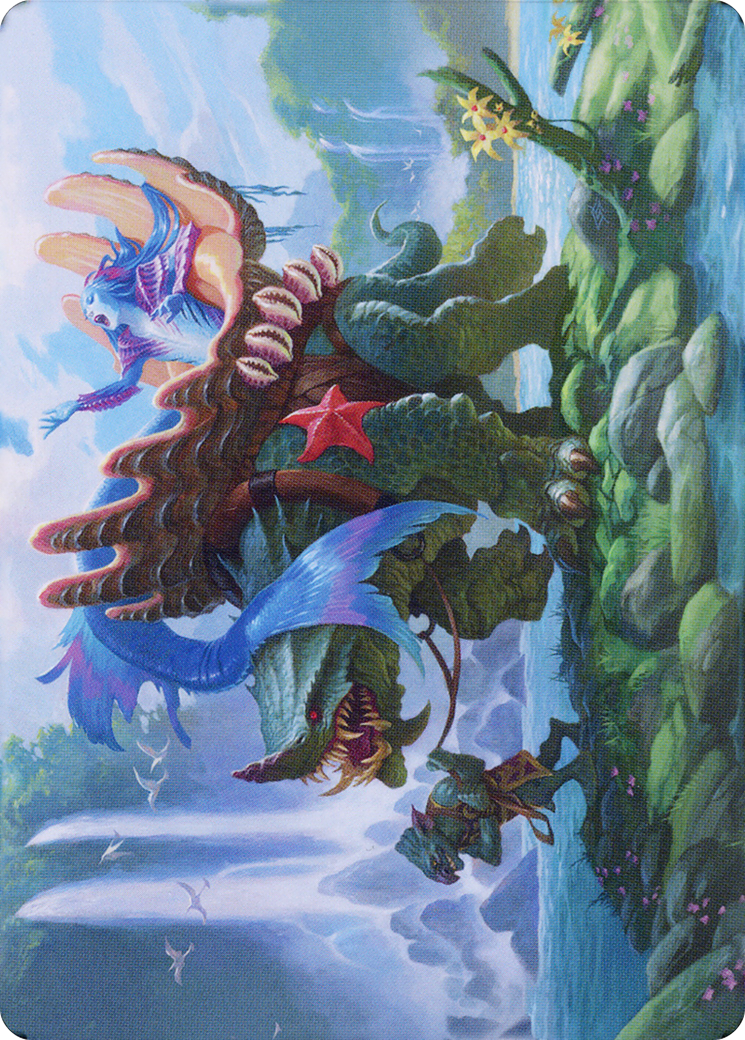 Vodalian Mindsinger // Vodalian Mindsinger (ADMU-021) - Dominaria United Art Series (Borderless) Foil-1