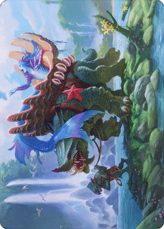 Vodalian Mindsinger // Vodalian Mindsinger (ADMU-021) - Dominaria United Art Series (Borderless) Foil-3