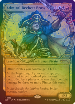 Admiral Beckett Brass (Rainbow Foil) [Secret Lair Drop Series]-1