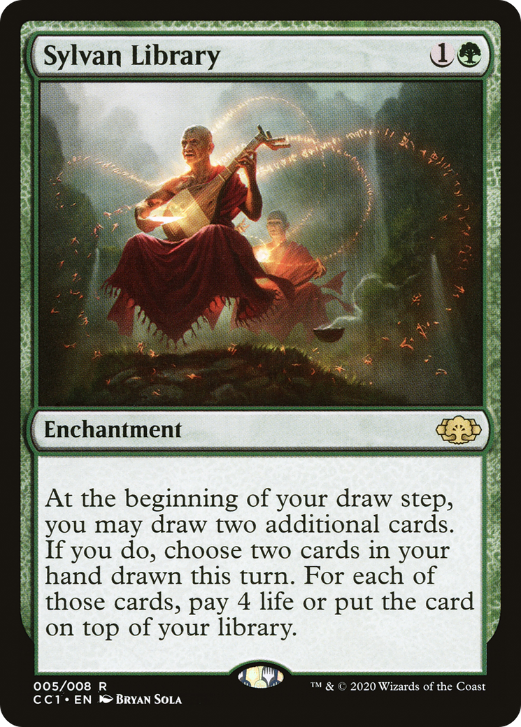 Sylvan Library [Commander Collection: Green]-1