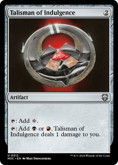 Talisman of Indulgence [Modern Horizons 3 Commander]-1