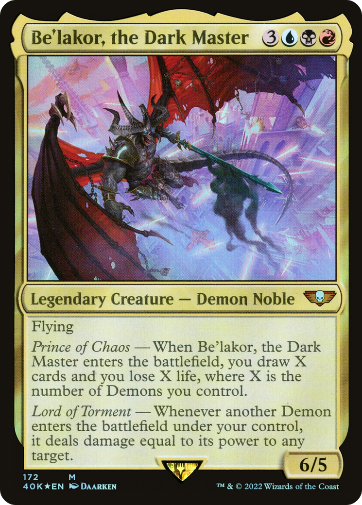 Be'lakor, the Dark Master [Warhammer 40,000]-1
