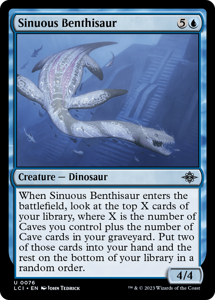 Sinuous Benthisaur [The Lost Caverns of Ixalan]-1