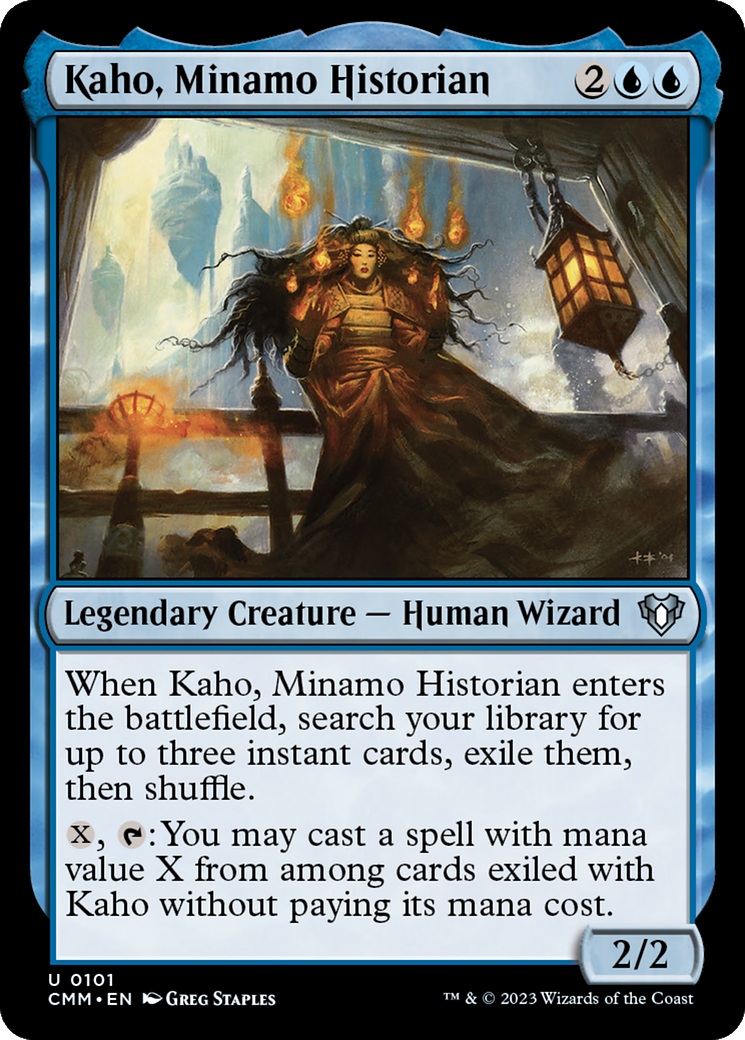 Kaho, Minamo Historian [Commander Masters]-1