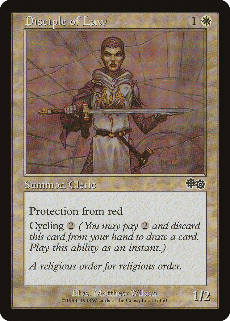 Disciple of Law [Urza's Saga]-1