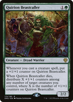 Quirion Beastcaller (Promo Pack) [Dominaria United Promos]-1