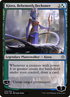 Kiora, Behemoth Beckoner [War of the Spark]-1