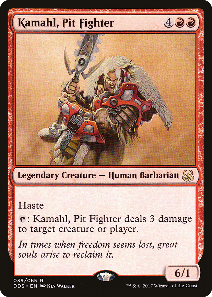 Kamahl, Pit Fighter [Duel Decks: Mind vs. Might]-1
