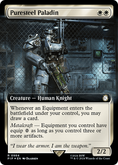 Puresteel Paladin (Extended Art) (Surge Foil) [Fallout]-1
