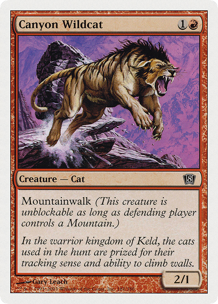 Canyon Wildcat [Eighth Edition]-1