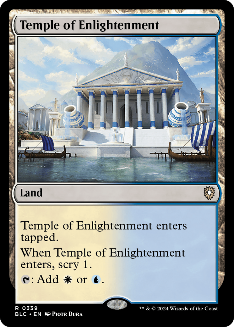 Temple of Enlightenment [Bloomburrow Commander]-1