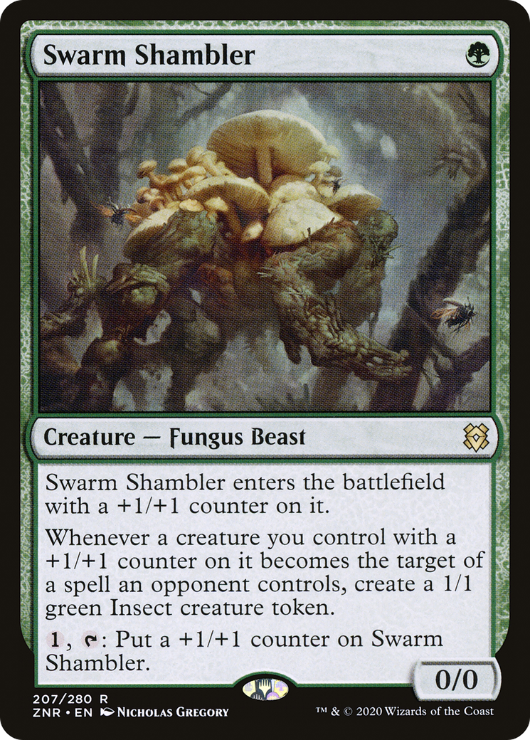 Swarm Shambler [Zendikar Rising]-1