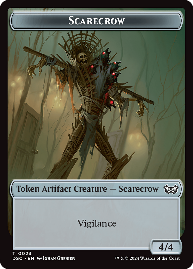 Scarecrow (TDSC-023) - Duskmourn Commander Tokens-1