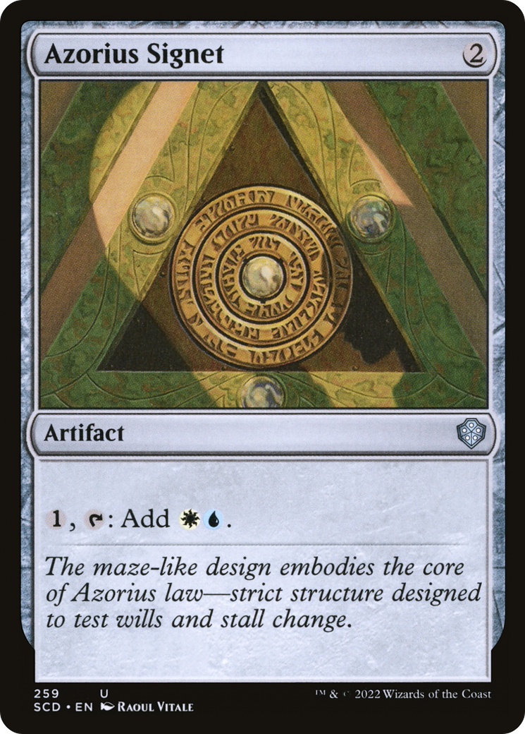 Azorius Signet [Starter Commander Decks]-1
