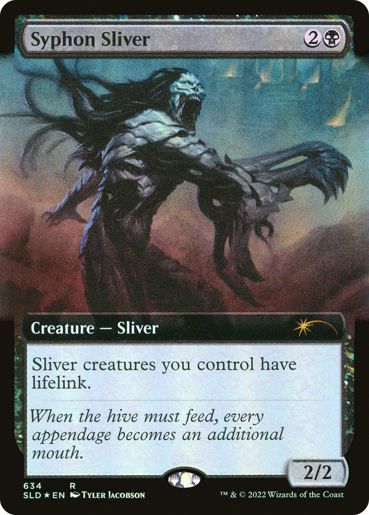 Syphon Sliver (Extended Art) [Secret Lair Drop Promos]-1