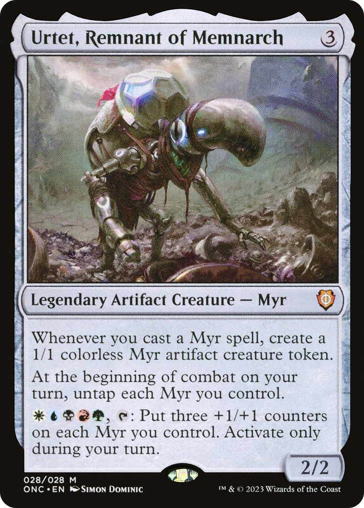 Urtet, Remnant of Memnarch (ONC-028) - Phyrexia: All Will Be One Commander-1