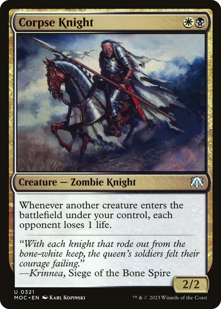 Corpse Knight [March of the Machine Commander]-1