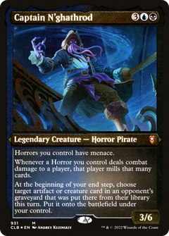 Captain N'ghathrod (CLB-931) - Commander Legends: Battle for Baldur's Gate Etched Foil-1