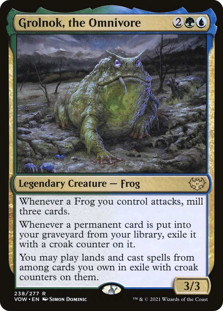 Grolnok, the Omnivore [Innistrad: Crimson Vow]-1