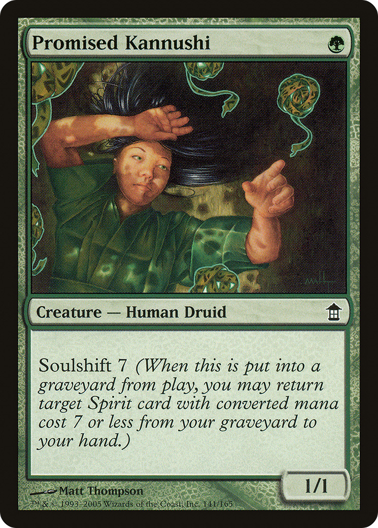 Promised Kannushi [Saviors of Kamigawa]-1