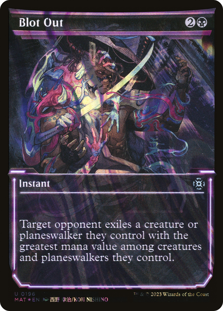 Blot Out (Showcase Halo Foil) [March of the Machine: The Aftermath]-1