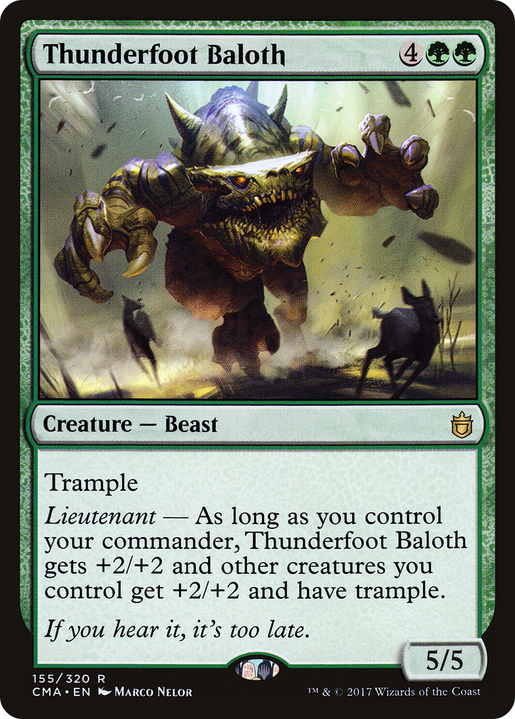 Thunderfoot Baloth [Commander Anthology]-1