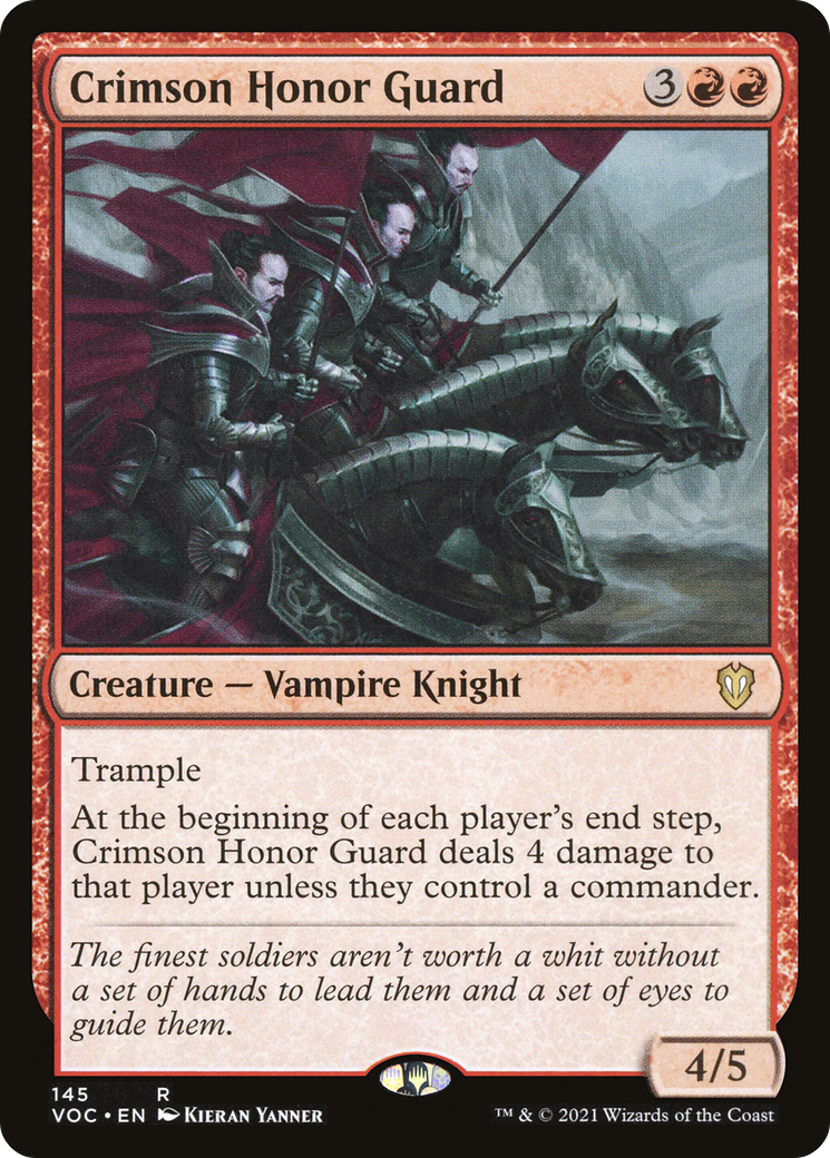 Crimson Honor Guard [Innistrad: Crimson Vow Commander]-1