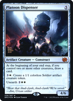 Platoon Dispenser [The Brothers' War Prerelease Promos]-1