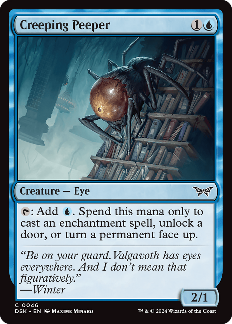 Creeping Peeper [Duskmourn: House of Horror]-1