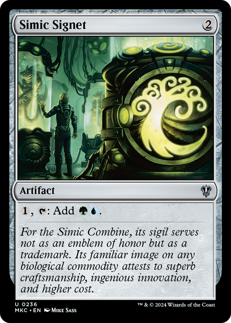 Simic Signet [Murders at Karlov Manor Commander]-1