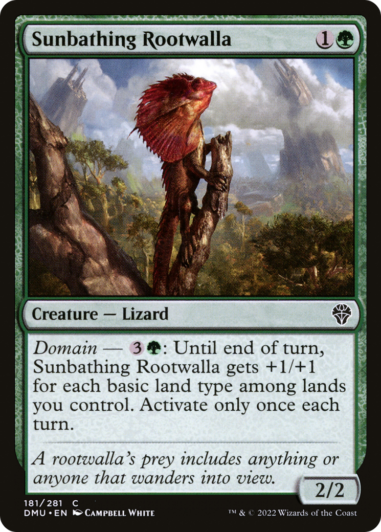 Sunbathing Rootwalla [Dominaria United]-1