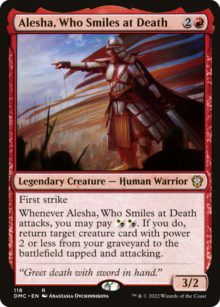 Alesha, Who Smiles at Death [Dominaria United Commander]-1