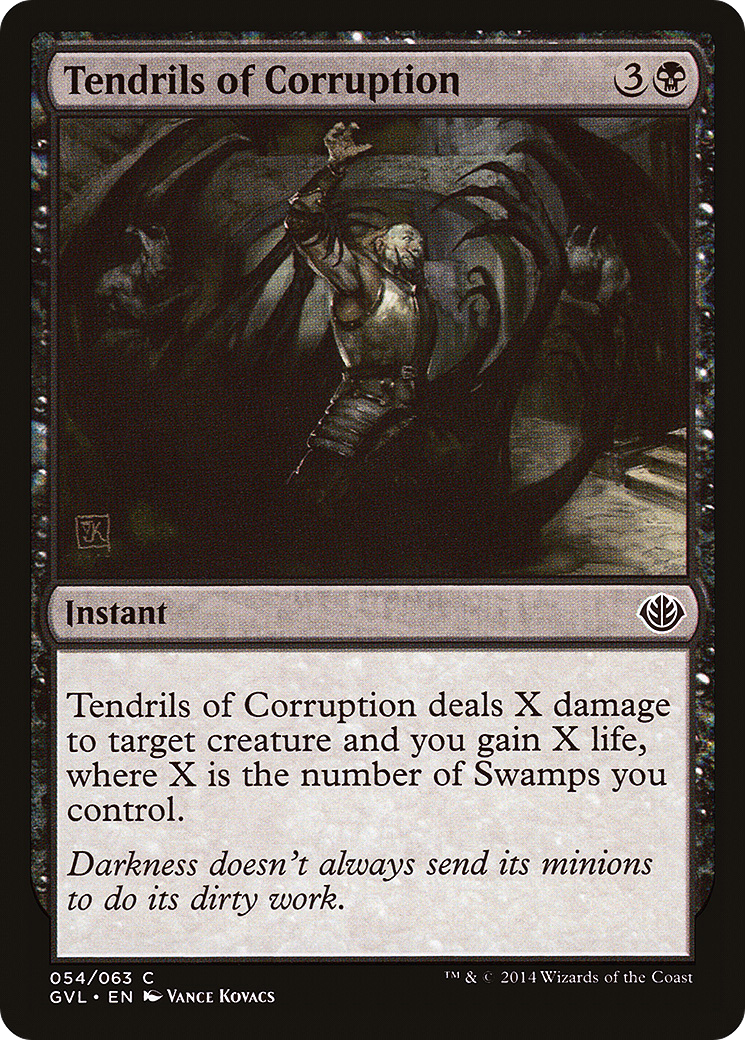 Tendrils of Corruption (Garruk vs. Liliana) [Duel Decks Anthology]-1