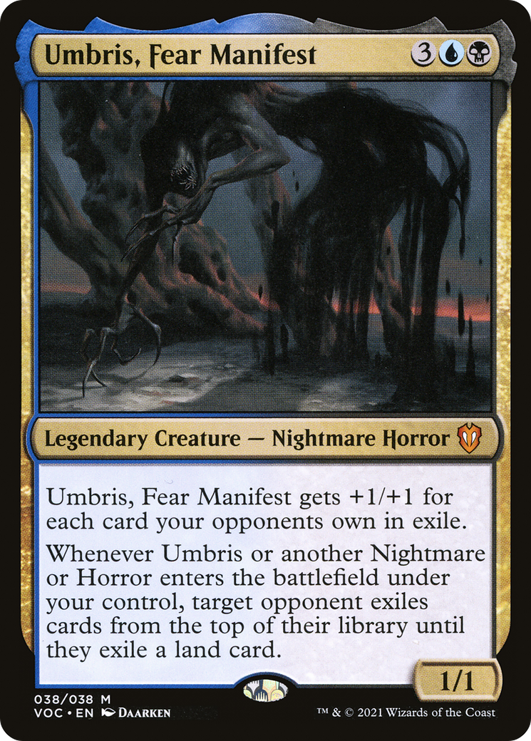 Umbris, Fear Manifest (VOC-038) - Crimson Vow Commander-1