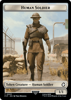 Food (0014) // Human Soldier Double-Sided Token [Fallout Tokens]-2