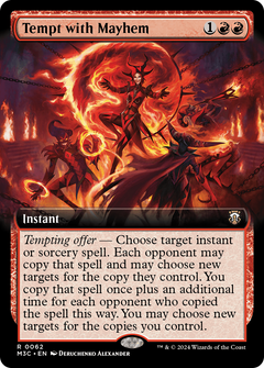 Tempt with Mayhem (Extended Art) [Modern Horizons 3 Commander]-1