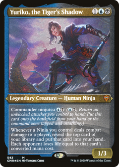 Yuriko, the Tiger's Shadow (Foil Etched) (CMR-542) - Commander Legends Foil-1