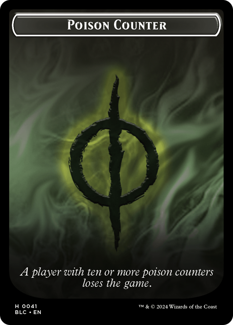 Poison Counter (TBLC-041) - Bloomburrow Commander Tokens-1