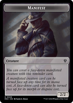 Manifest (TMKC-029) - Murders at Karlov Manor Commander Tokens-1