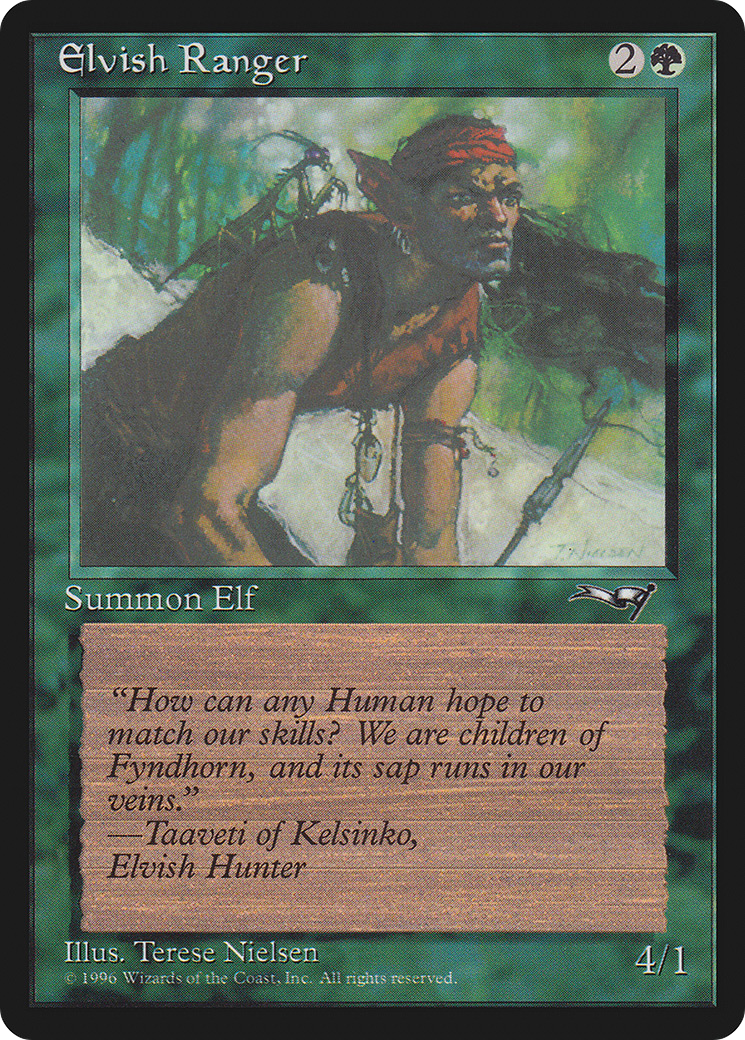 Elvish Ranger (Insect on Back) [Alliances]-1