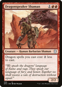 Dragonspeaker Shaman [Dungeons & Dragons: Adventures in the Forgotten Realms Commander]-1