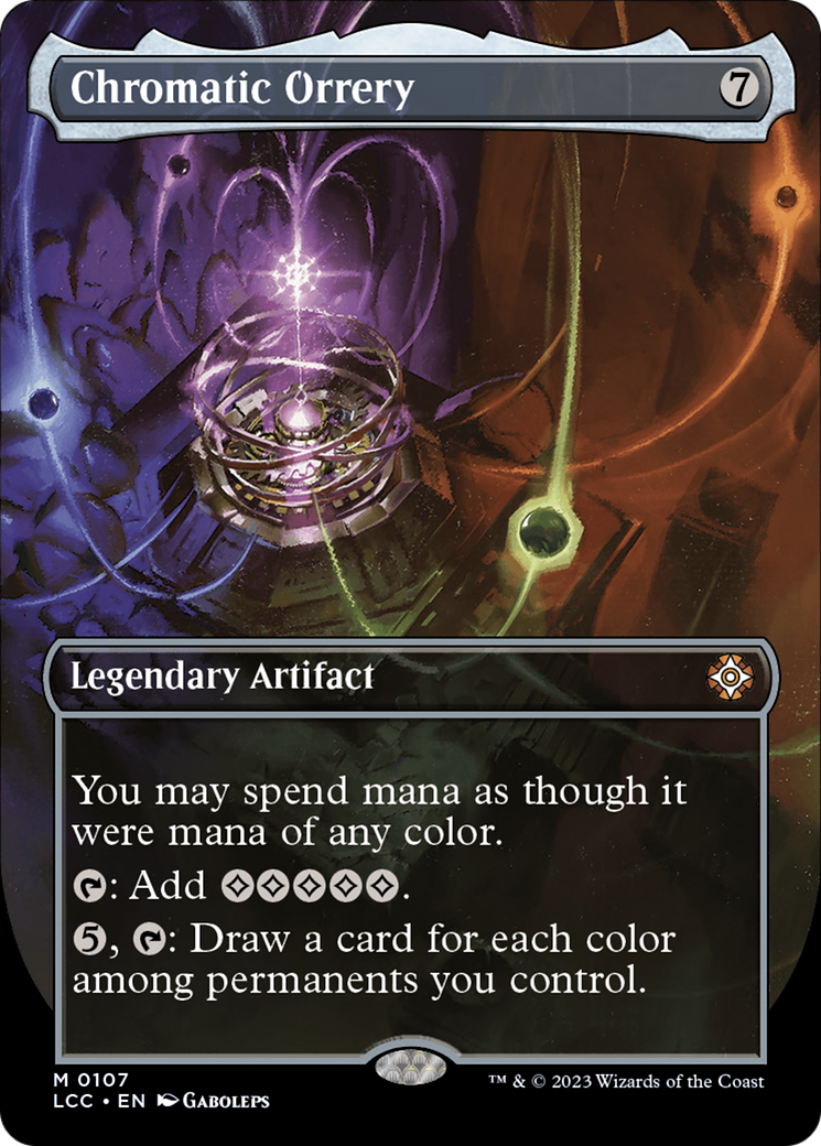 Chromatic Orrery (Borderless) [The Lost Caverns of Ixalan Commander]-1